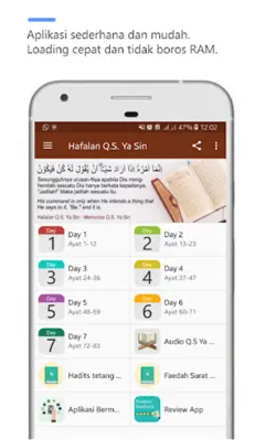 Hafalan Q.S. Ya Sin android App screenshot 3